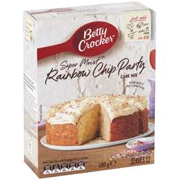 Betty Crocker Cake Mix Rainbow Chip 480g