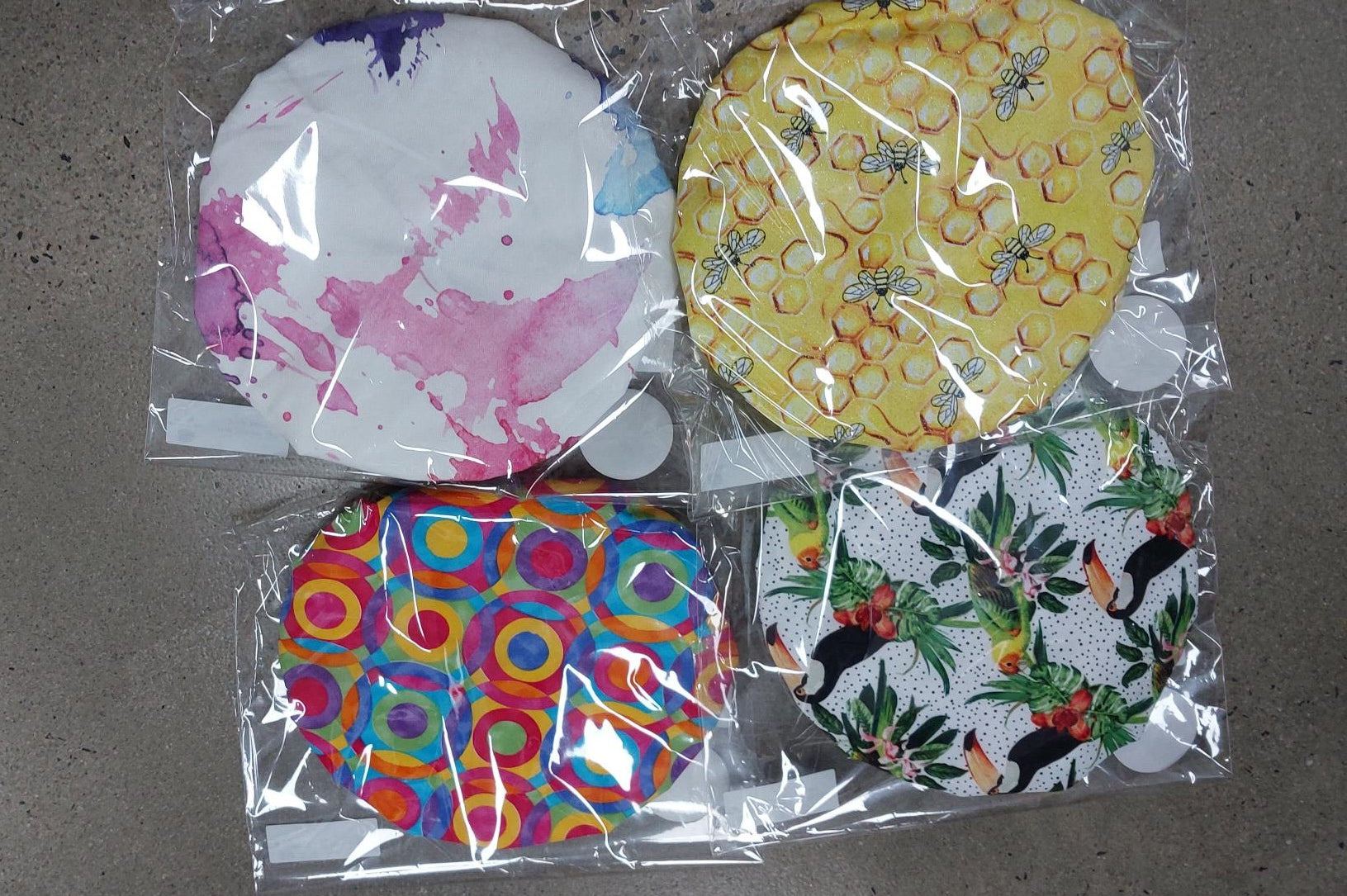 Patterned Shower Caps  - KIDS 2-8 Years - Assorted