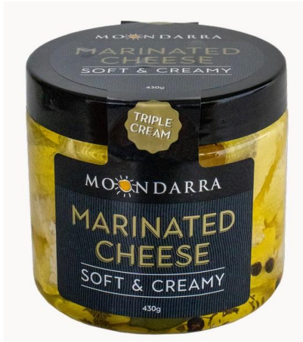 Moondarra Triple Cream Marinated 430g
