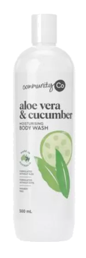 Community Co Body Wash Cucumber & Aloe 500ml
