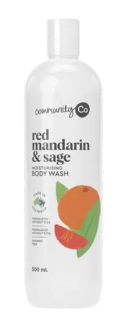 Community Co Body Wash Red Mandarin & Sage 500ml