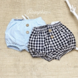 Baby Bloomers - Blue Check 12m RP160294