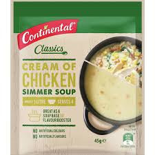 Continental Cream of Chicken Simmer Soup 45g