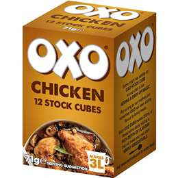 Oxo Chicken Stock Cubes 12Pk