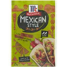 McCormick Street Food Mexican Style Seasoning 25g