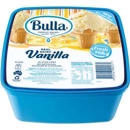 Bulla Vanilla Ice Cream 4L