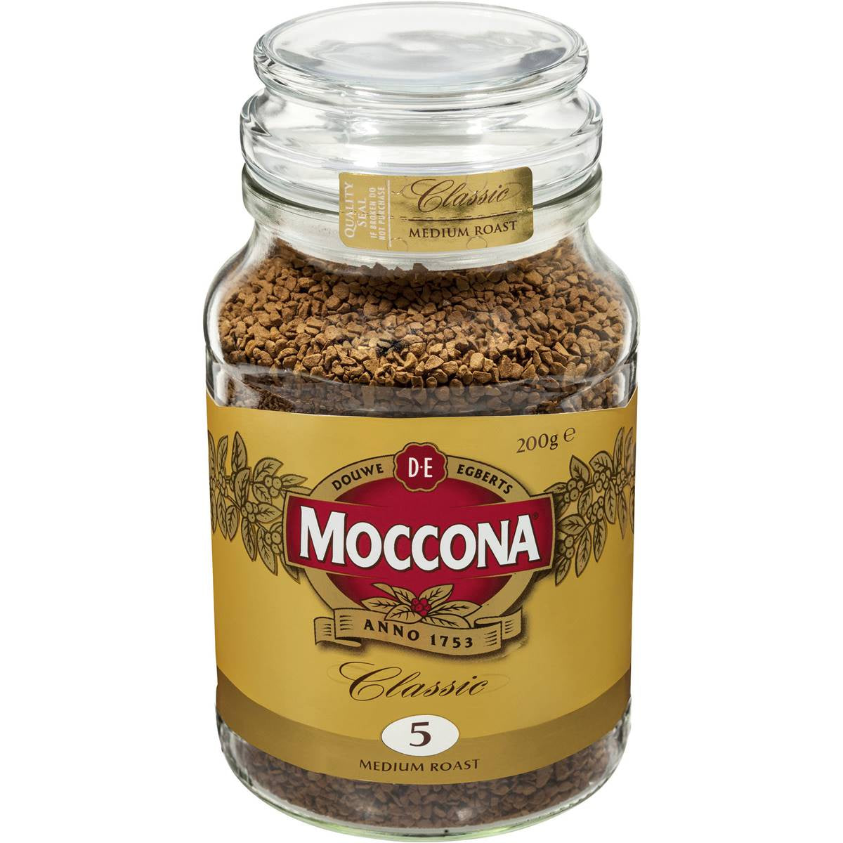 Moccona Classic Medium Roast Instant Coffee 200g