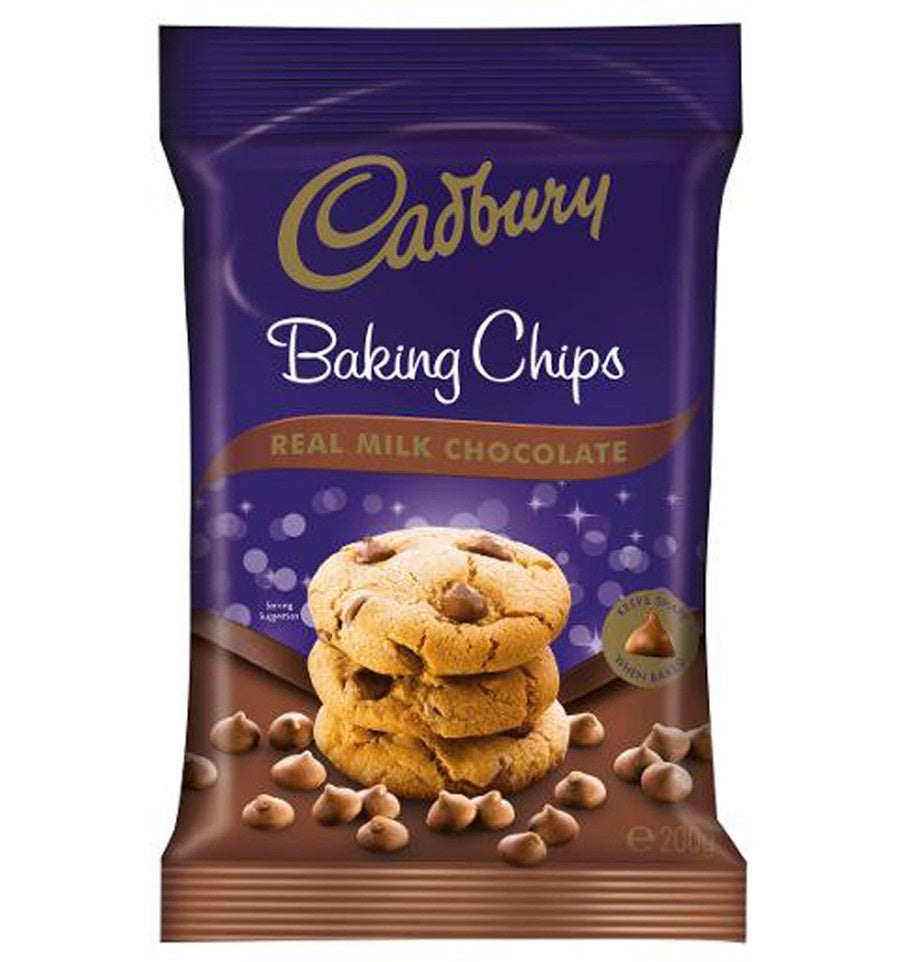 Cadbury Baking Milk Chocolate Chips 200g