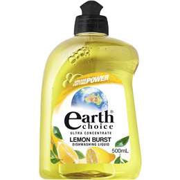 Earth Choice Dishwashing Liquid Lemon Burst 500ml