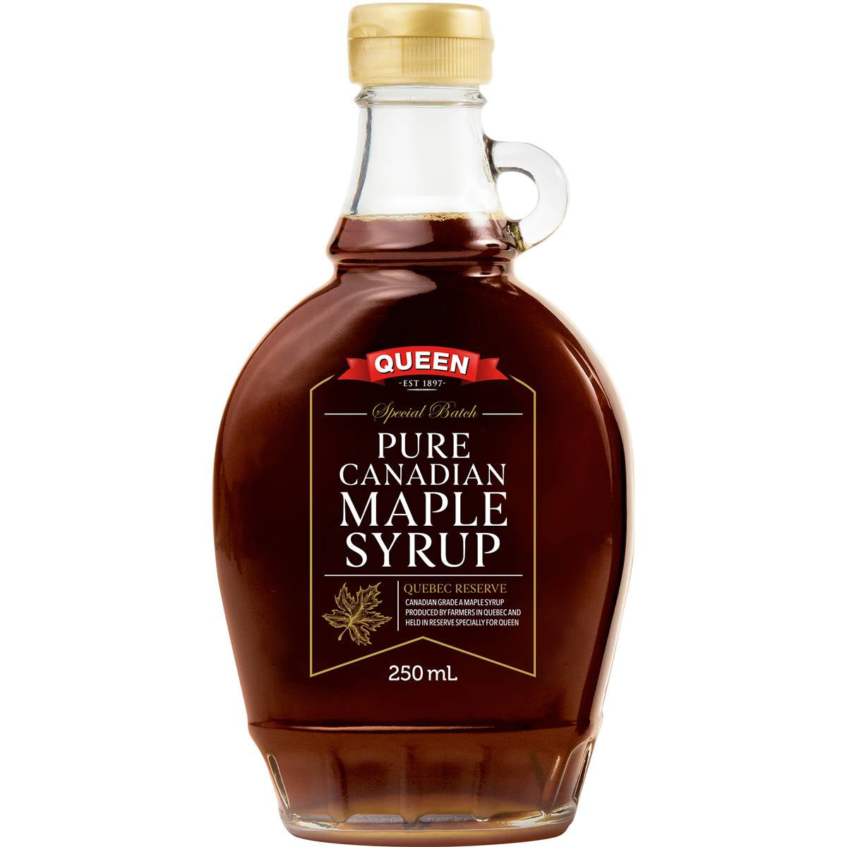 Queen Pure Canadian Maple Syrup 250ml