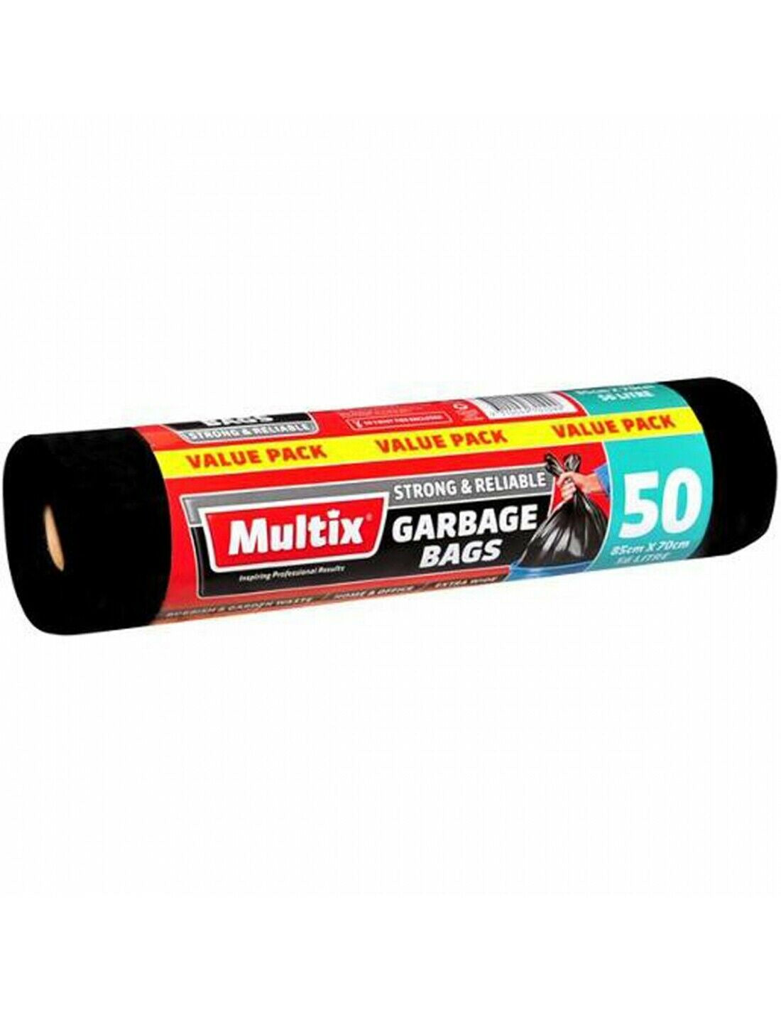 Multix Garbage Bags Roll 56ltr 50pk