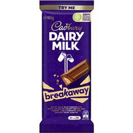 Cadbury Breakaway Block 180g