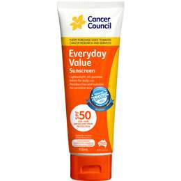Cancer Council Everyday Value Sunscreen SPF50+ 110ml