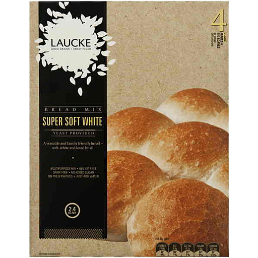 Laucke Super Soft White Bread Mix 2.4kg