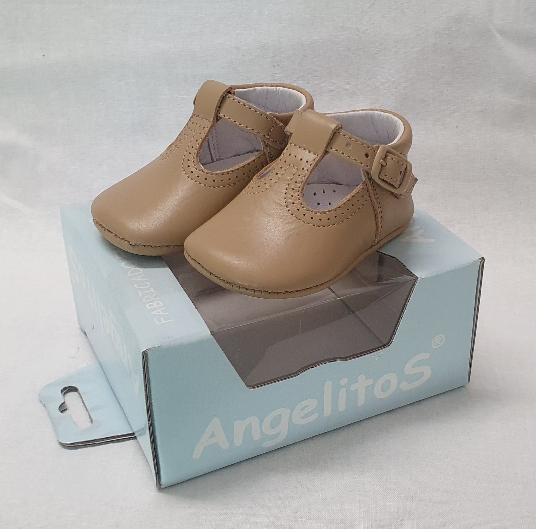 Baby Shoes Angelitos 247 - Camel Size 17