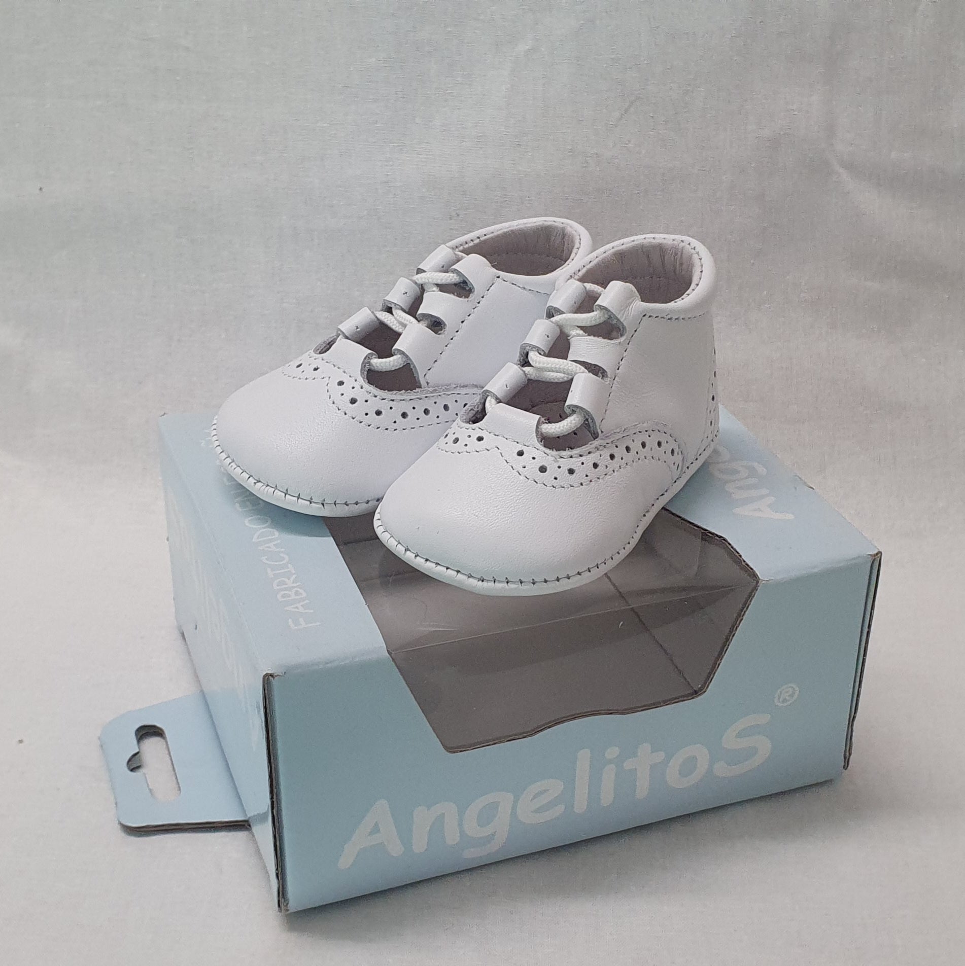 Baby Shoes Angelitos 256 - Blanco/White Size 17