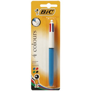 Bic 4 Colour Pen 1 Pack