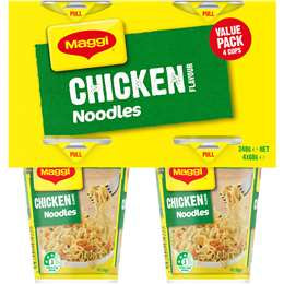 Maggi Chicken Noodle Cup 4pk