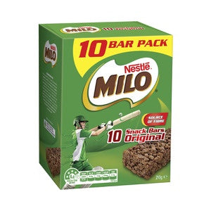 Nestle Milo Snack Bars Original 10pk