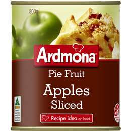 Ardmona Pie Apple Sliced 800g