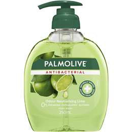 Palmolive Antibacterial Handwash Odour Neutralising Lime 250ml
