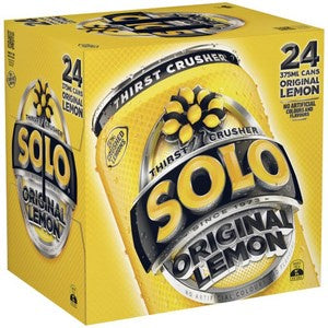 Schweppes Solo Lemon Cans 24x375ml