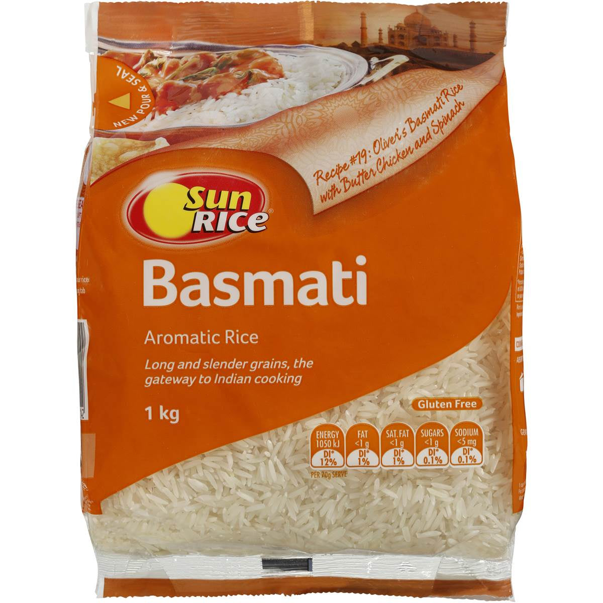 Sunrice Aromatic Basmati Rice 1kg