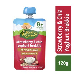 Rafferty's Garden Strawberry & Chia Yoghurt Brekkie 8+ Months 120g