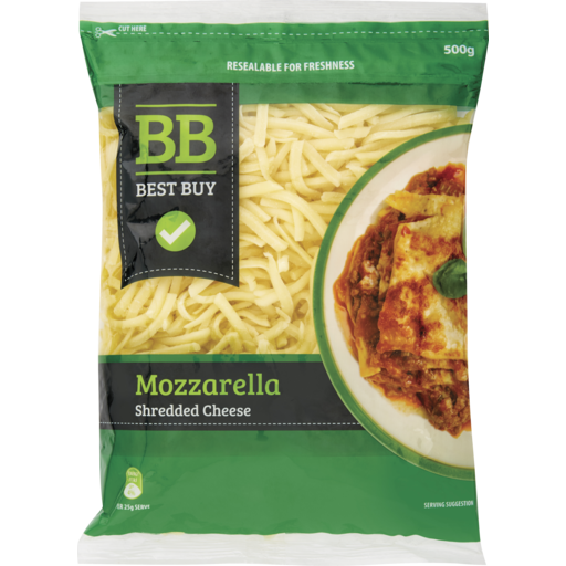 Best Buy Mozzarella Shredded Cheese 500g