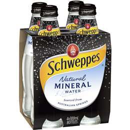 Schweppes Mineral Water 300ml 4pk