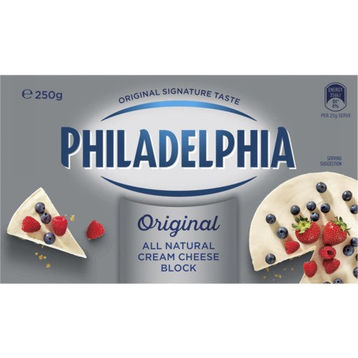 Philadelphia Cream Cheese Block 250g