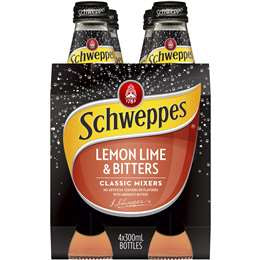 Schweppes Lemon Lime Bitters 300ml 4pk