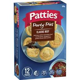 Patties Party Pies 560g