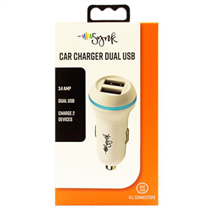 Synk Car Charger Dual USB 3.4A