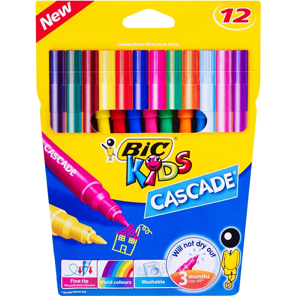Bic Kids Cascade Markers 12 Pack