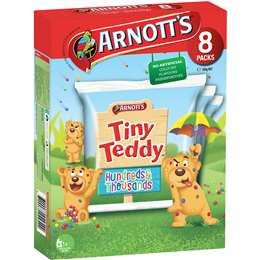 Arnott's Tiny Teddy 100s & 1000s 8pk 184g