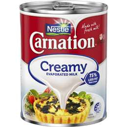 Nestle Carnation Creamy Evaporated Milk 340ml