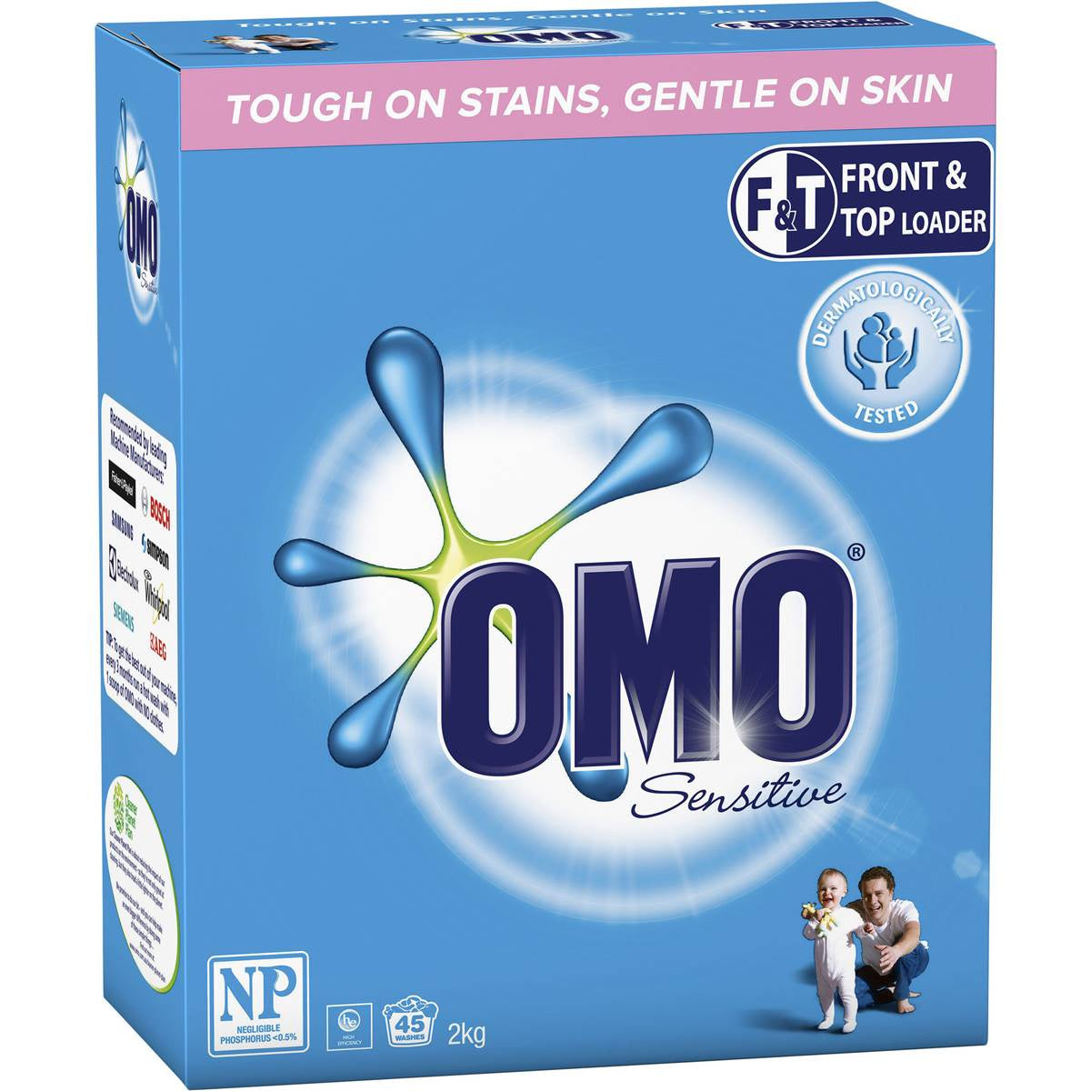 Omo Active Clean Sensitive Laundry Powder 2kg