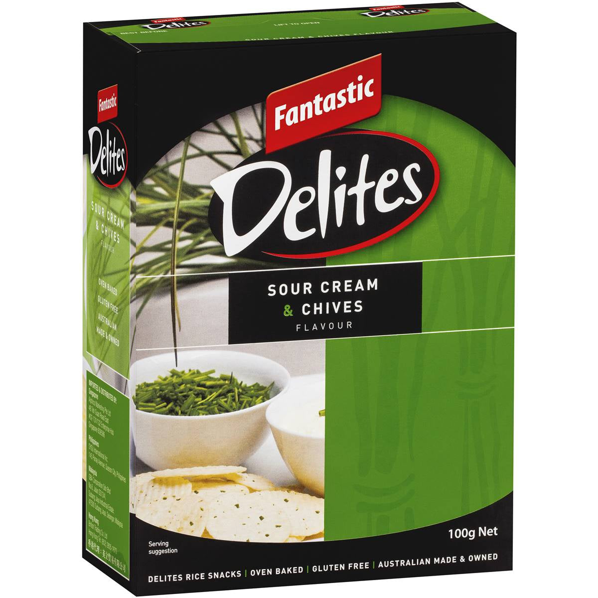 Fantastic Delites Sour Cream and Chives 100g