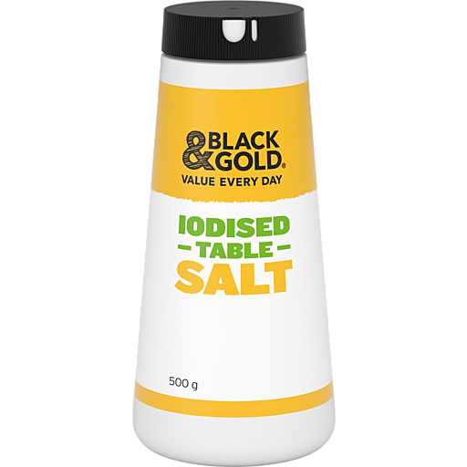 Black&Gold Iodised Table Salt 500g