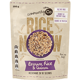 Community Co Brown Rice & Quinoa Sachet 250g