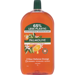 Palmolive Antibacterial Hand Wash 2 Hour Defence Orange 1ltr