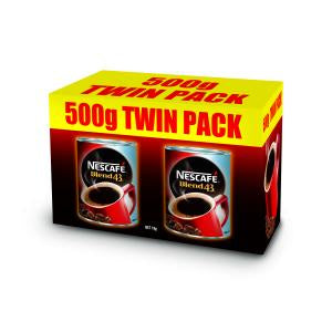 Nescafe Blend 43 Twin Pack 500g/Pk
