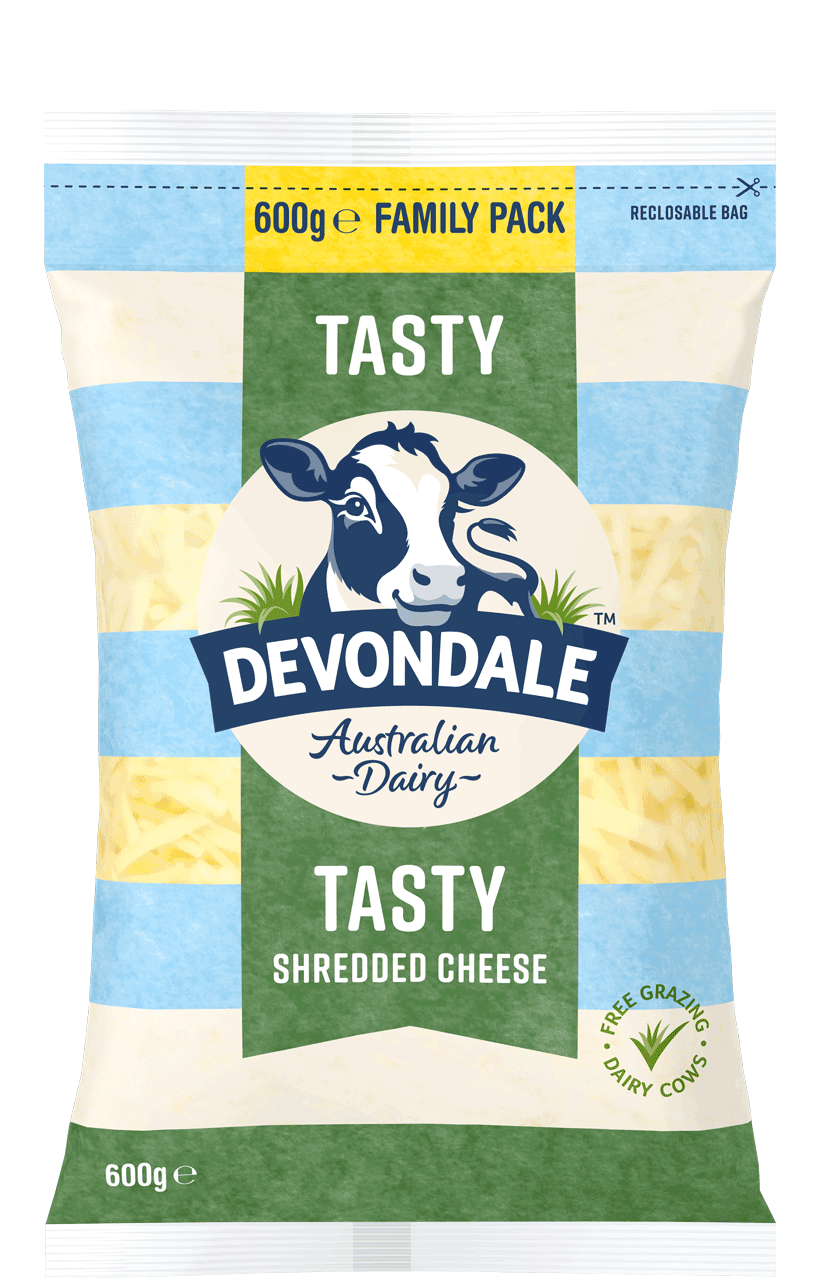 Devondale Shredded Tasty Cheese 600g