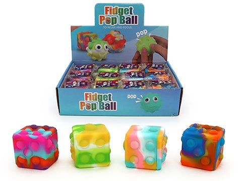 Silicone Fidget Pop Dice Cube