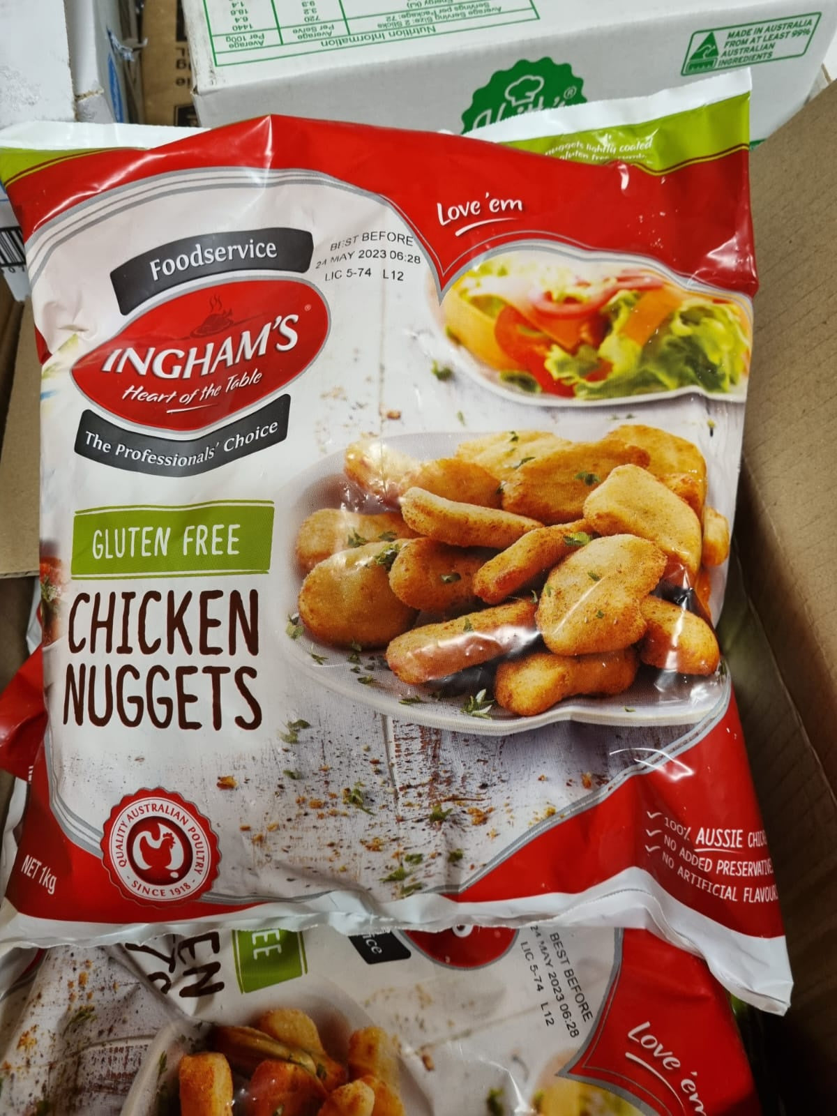 Ingham's GF Chicken Nuggets 1kg