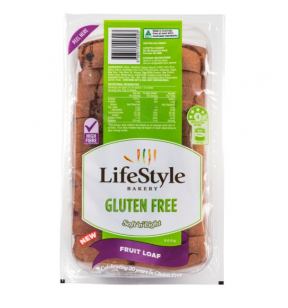 LifeStyle Gluten Free Fruit Loaf 500g