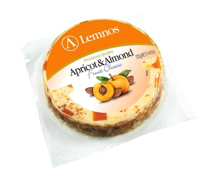 Lemnos Cheese Apricot & Almond 125g