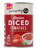 Community & Co Tomato Diced with Herbs 400gm