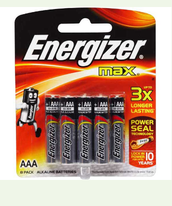 Energizer Max Batteries AAA 8pk